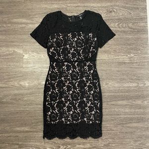 Forever 21 Black Laced Dress